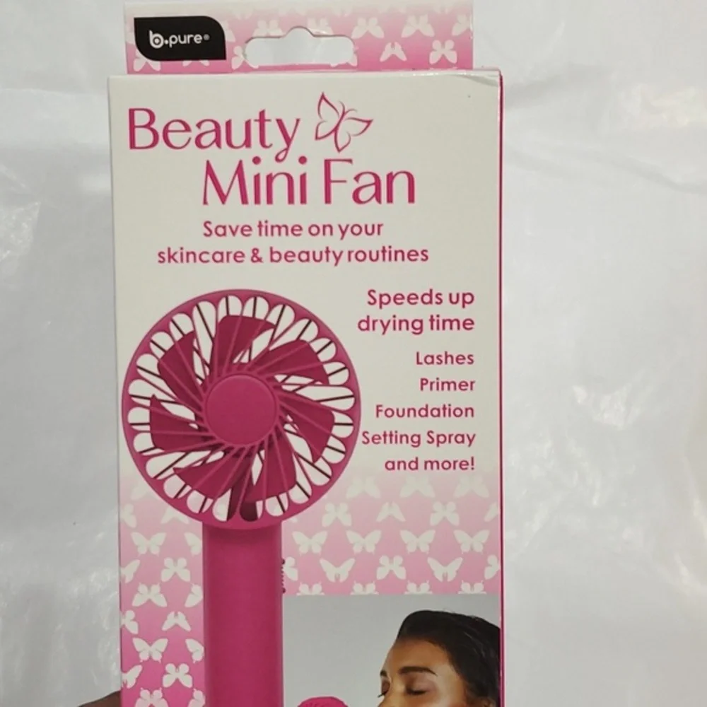 Pink‎ Battery operated Handheld Mini Facial Fan new
